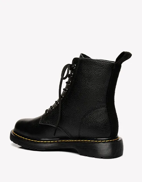 Australian Shepherd UGG Zip Up Sheepskin Wool Chunky Boots Belen