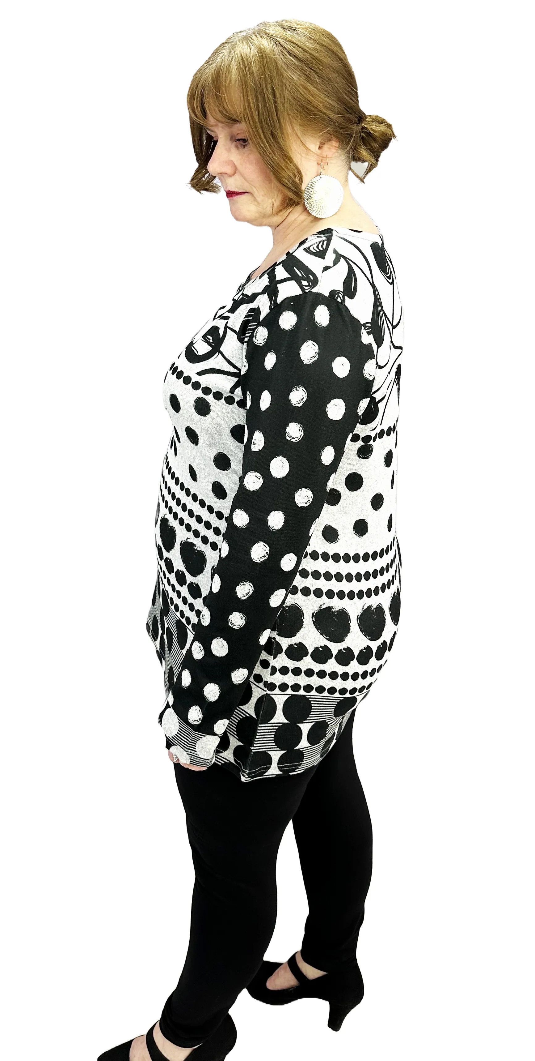 Beautiful Knit Print Pullover
