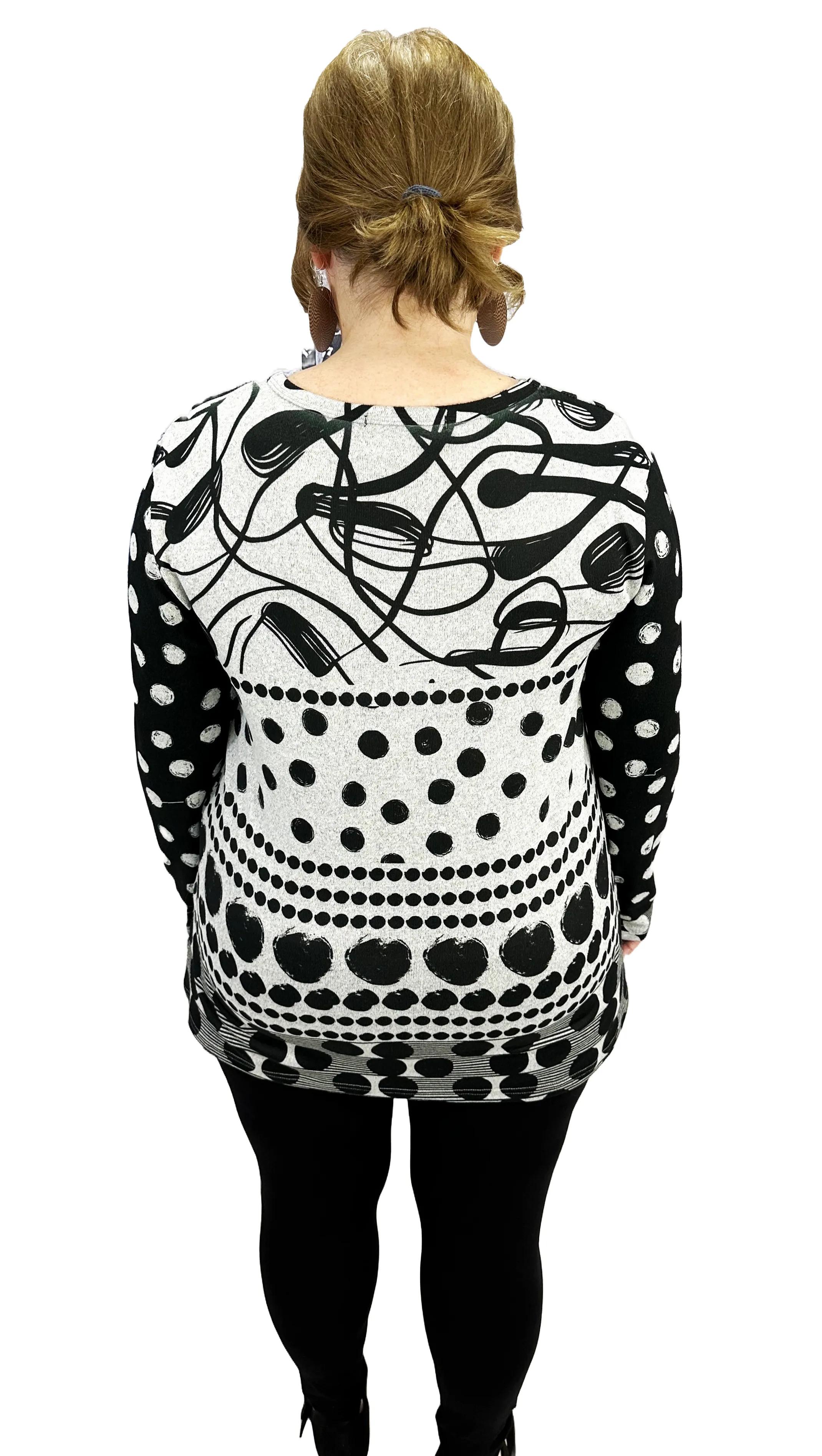 Beautiful Knit Print Pullover