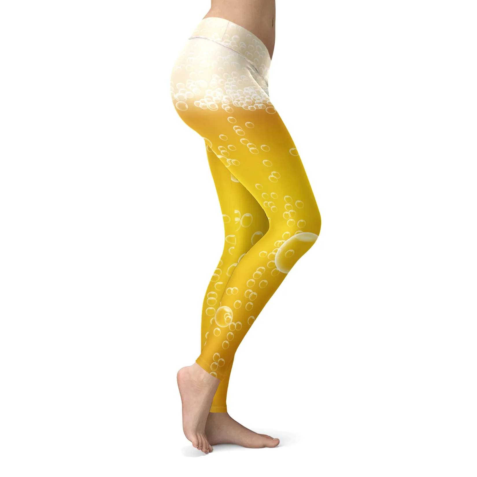 Beer Foam and Bubbles Leggings