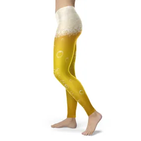 Beer Foam and Bubbles Leggings