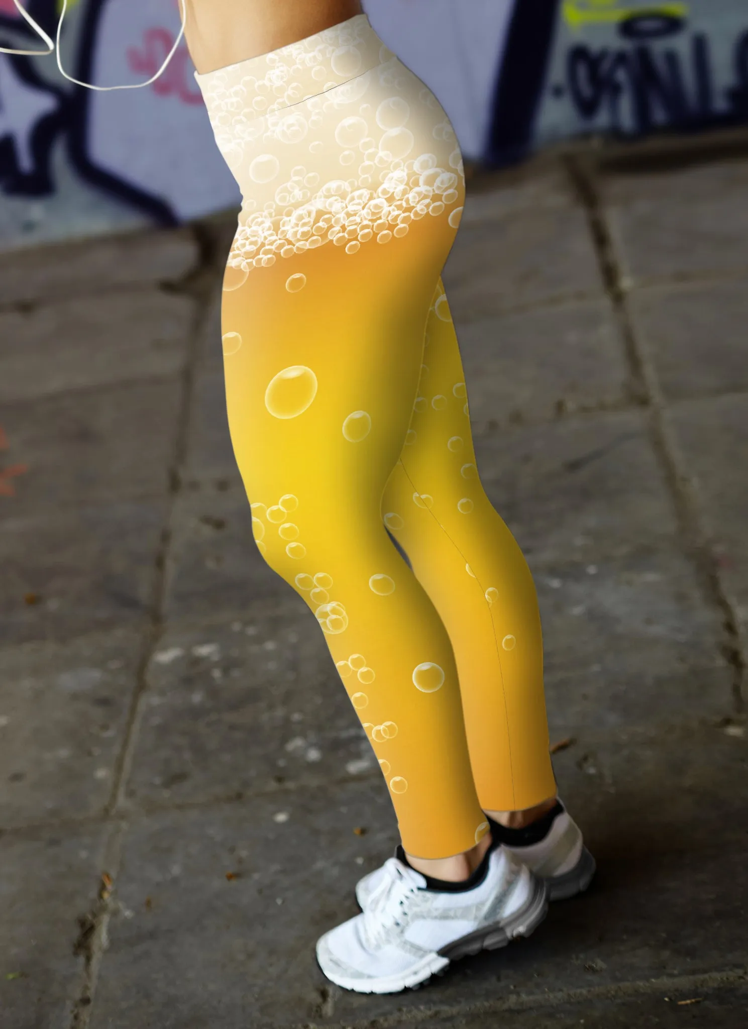 Beer Foam and Bubbles Leggings