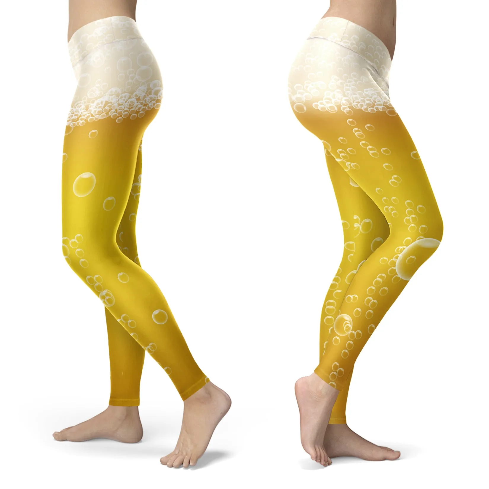 Beer Foam and Bubbles Leggings