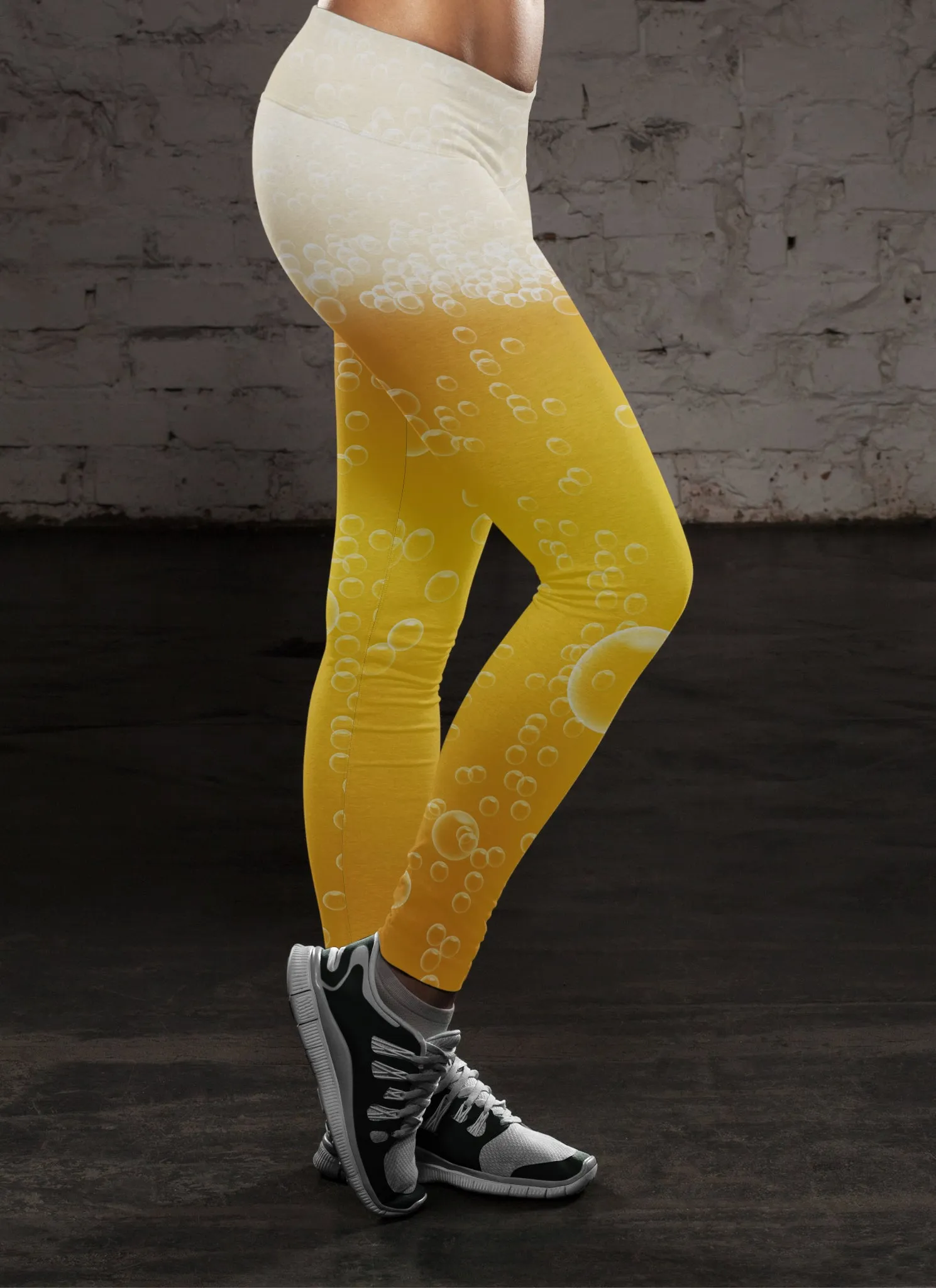 Beer Foam and Bubbles Leggings