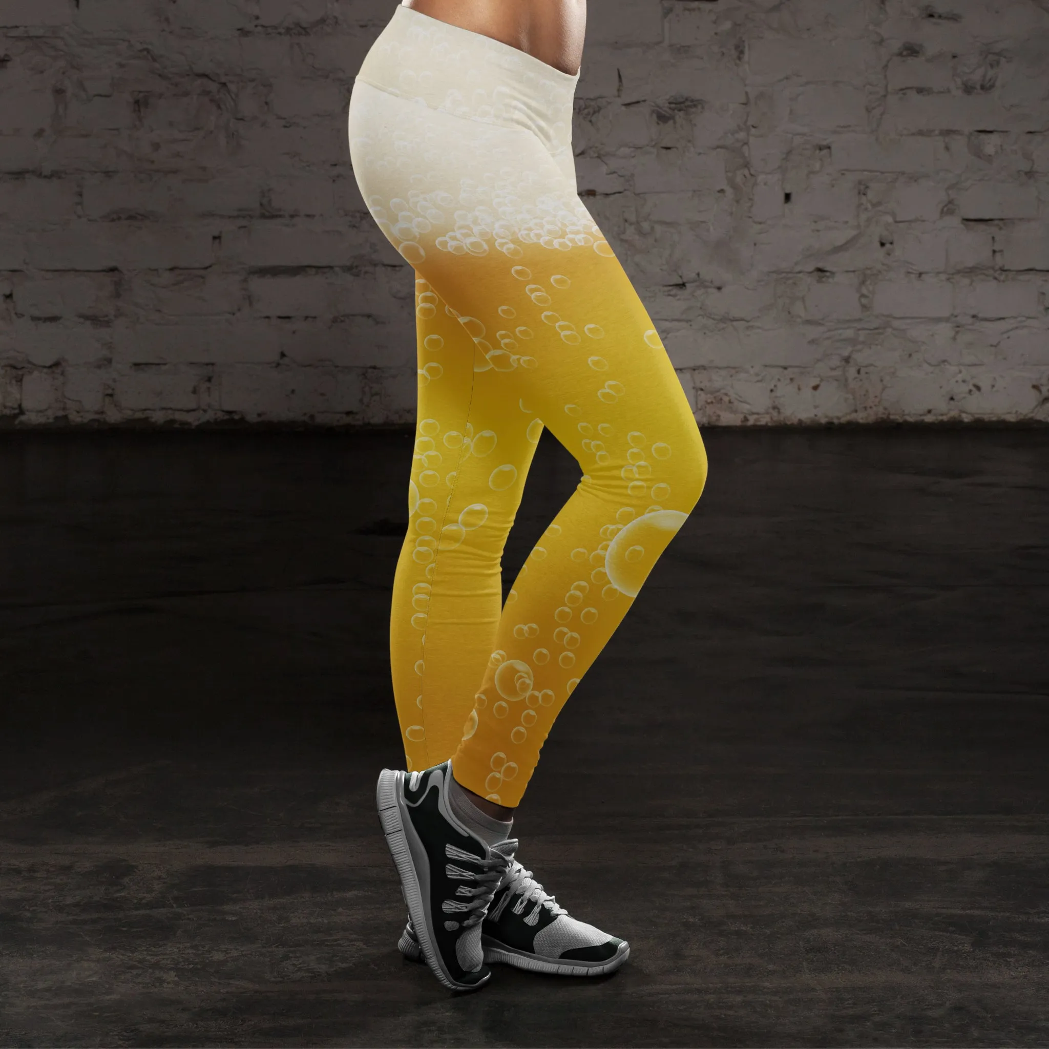 Beer Foam and Bubbles Leggings