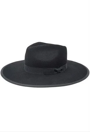 BEST SELLER!!  The Lennon Wool Panama in Black