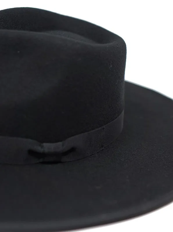 BEST SELLER!!  The Lennon Wool Panama in Black
