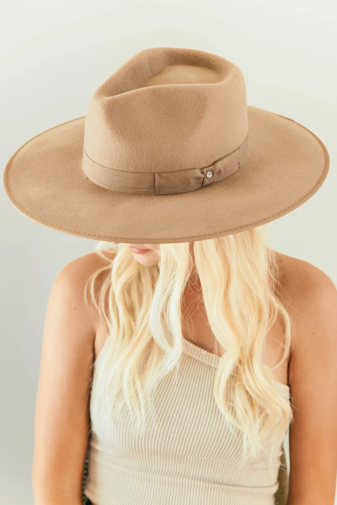 BEST SELLER! The Lennon Wool Panama in Taupe