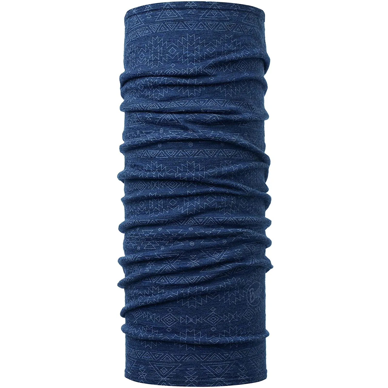 Buff Unisex Edgy Merino Wool Tubular Neck Gaiter - Denim