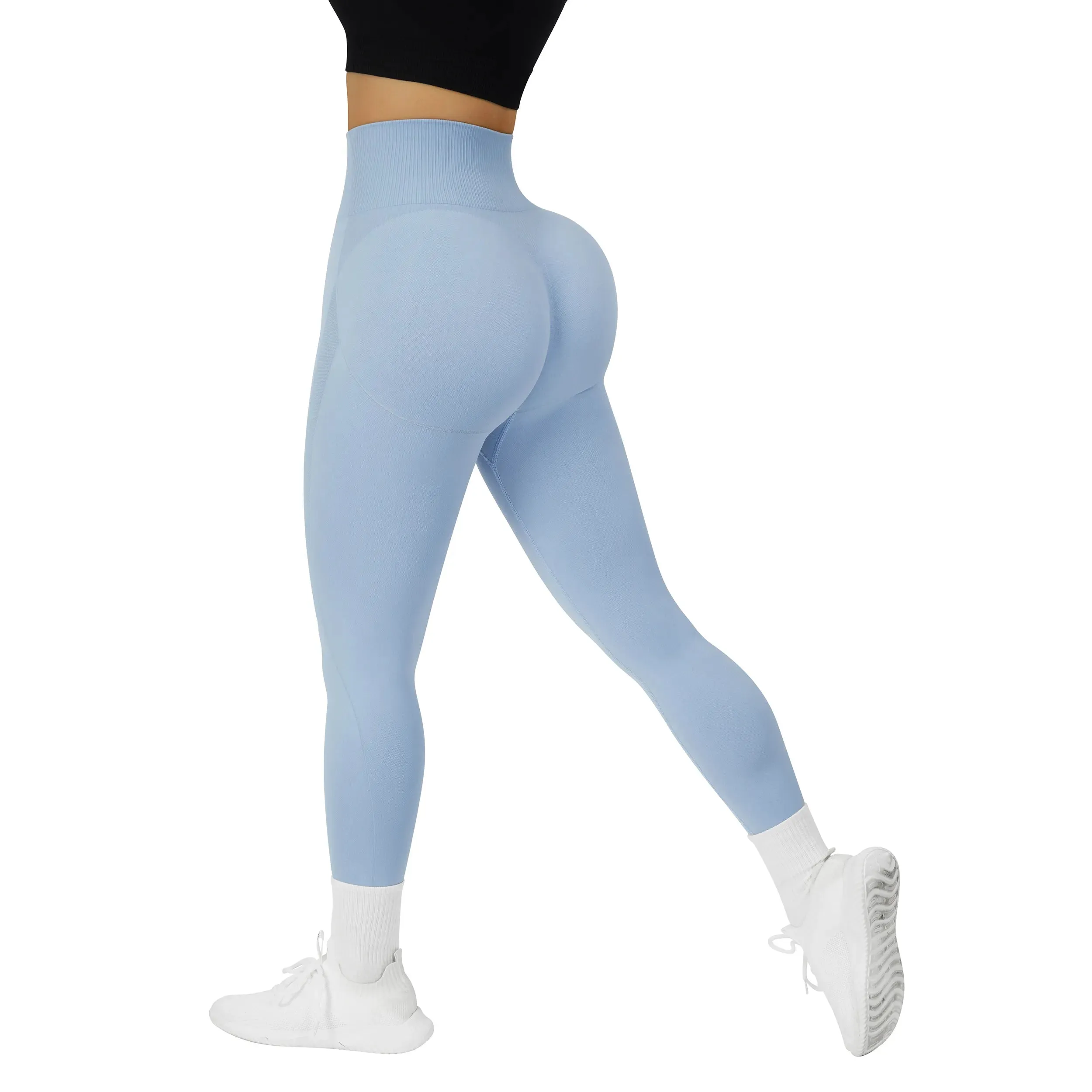 Bum lift seamless yoga fitness leggings