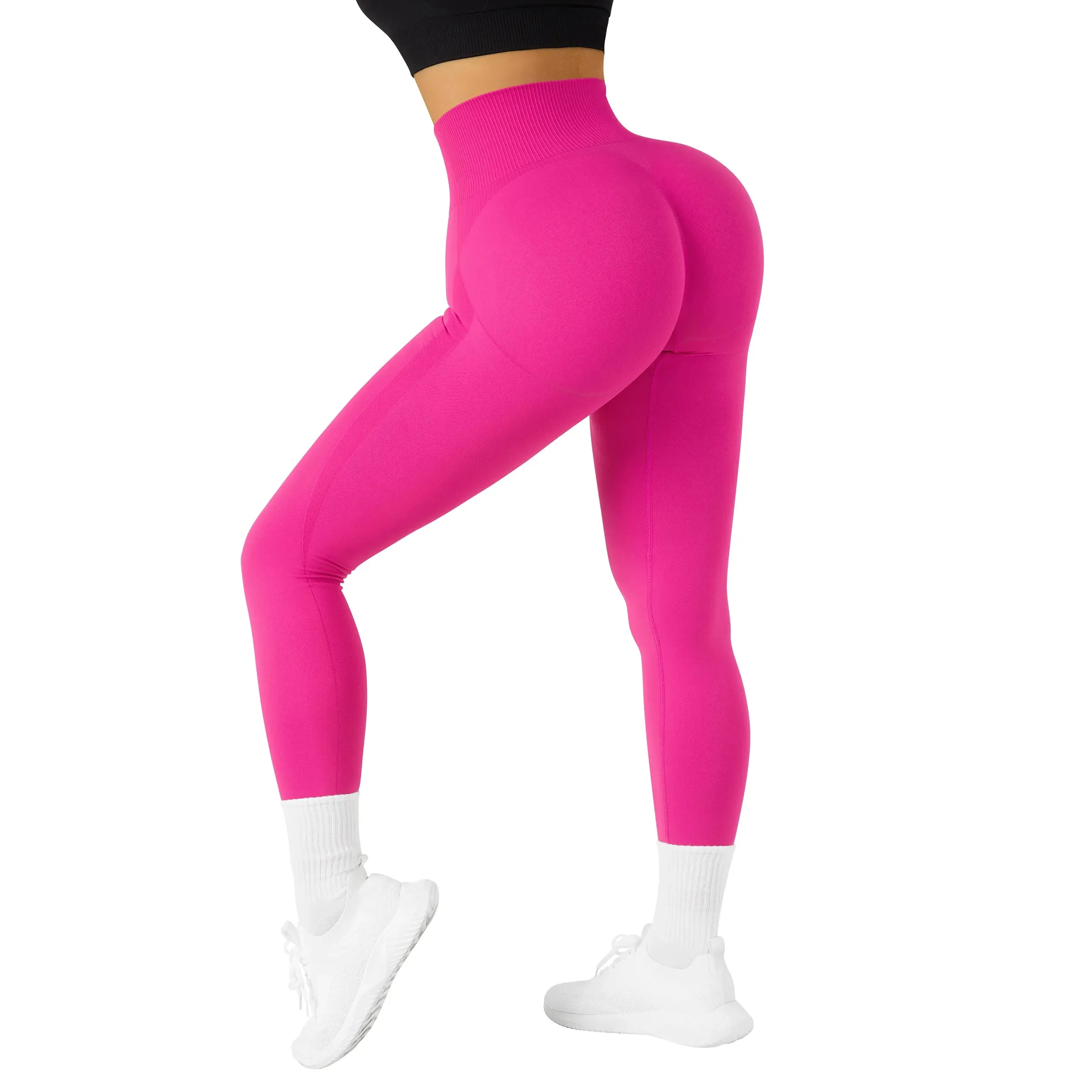 Bum lift seamless yoga fitness leggings