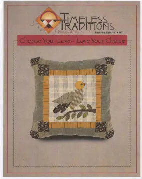 Clearance - Choose Your Love Pattern - Pillow - 16x16