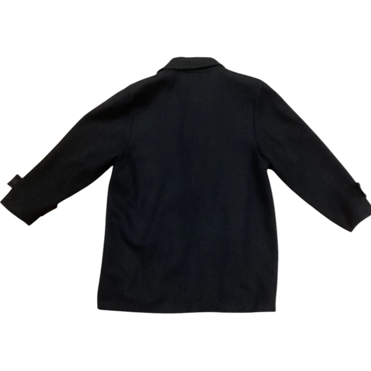 Coat Wool By Clothes Mentor In Black, Size: Xl