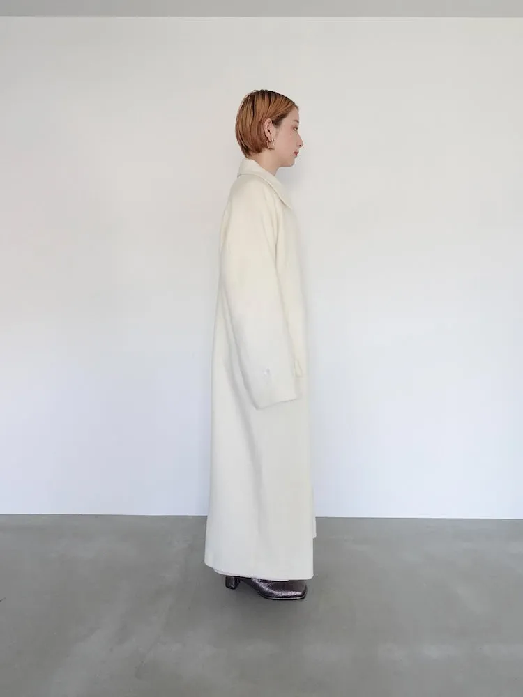 Curve Design Wool Coat