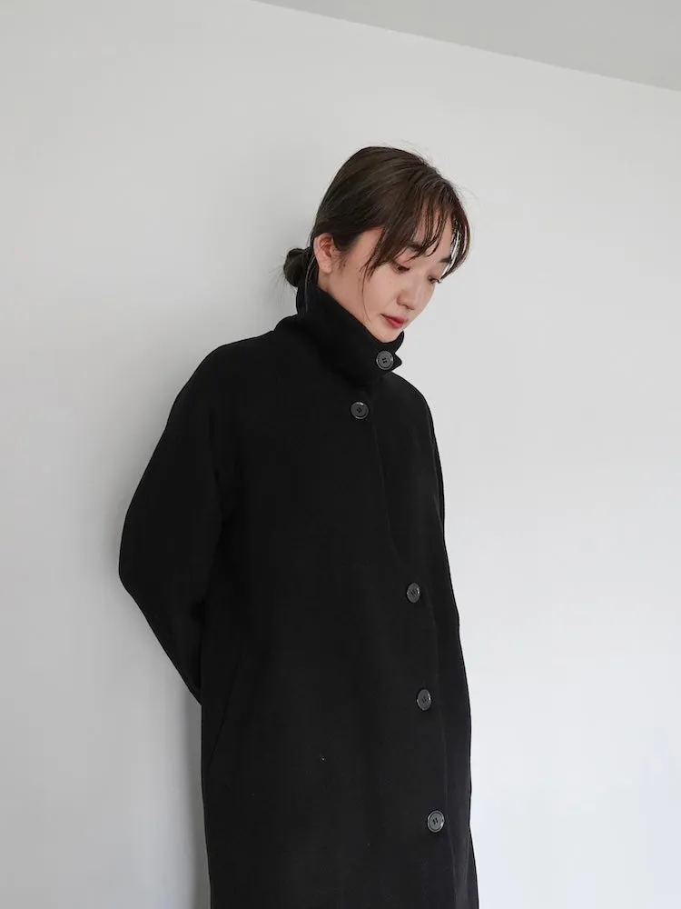 Curve Design Wool Coat