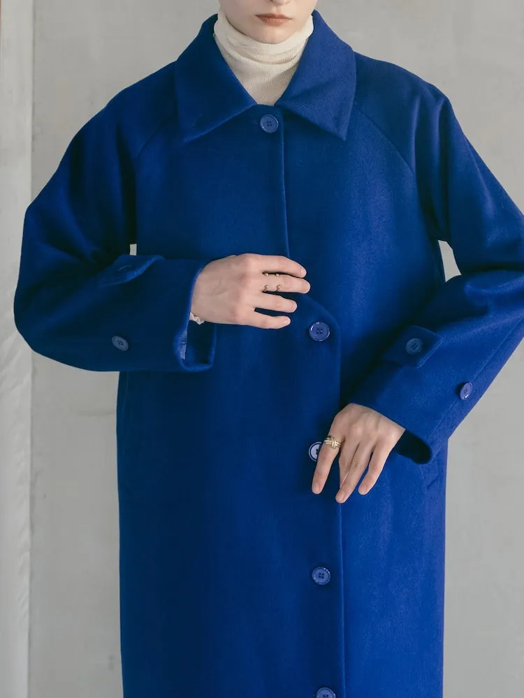 Curve Design Wool Coat