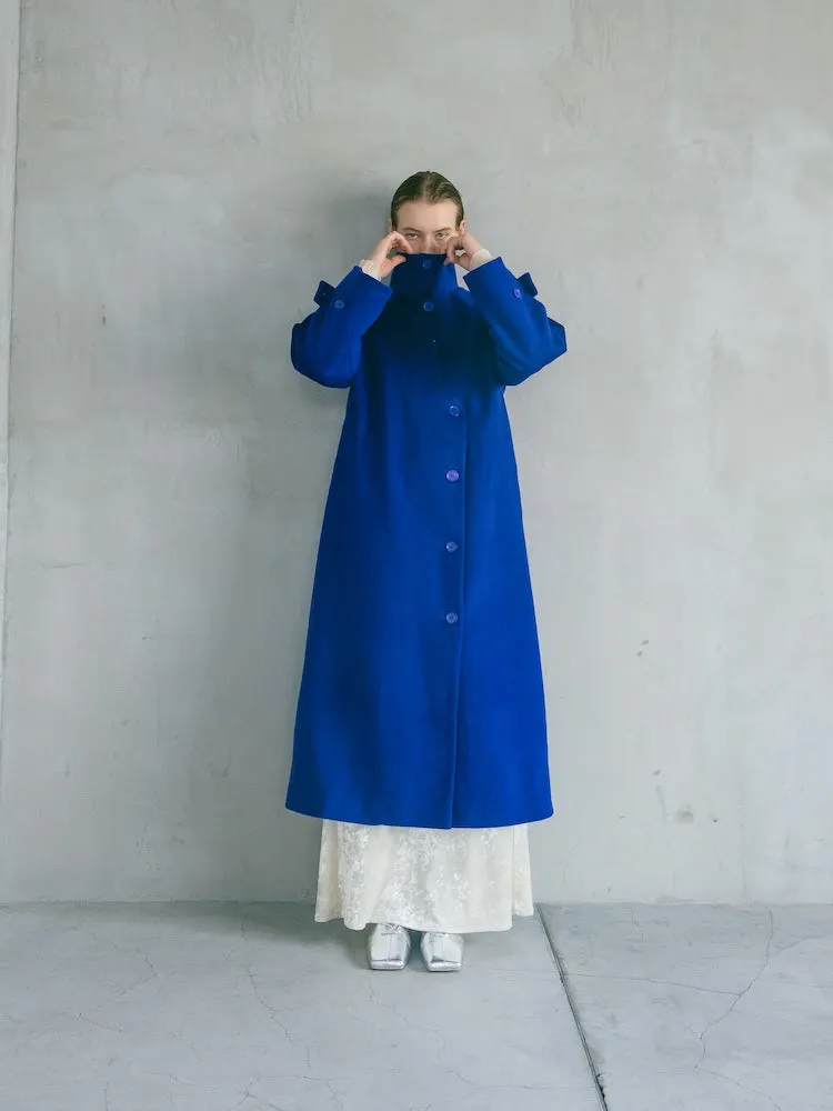 Curve Design Wool Coat