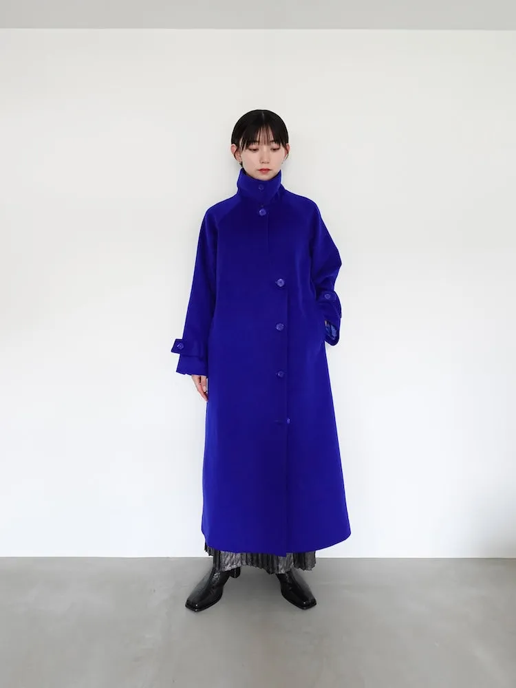 Curve Design Wool Coat