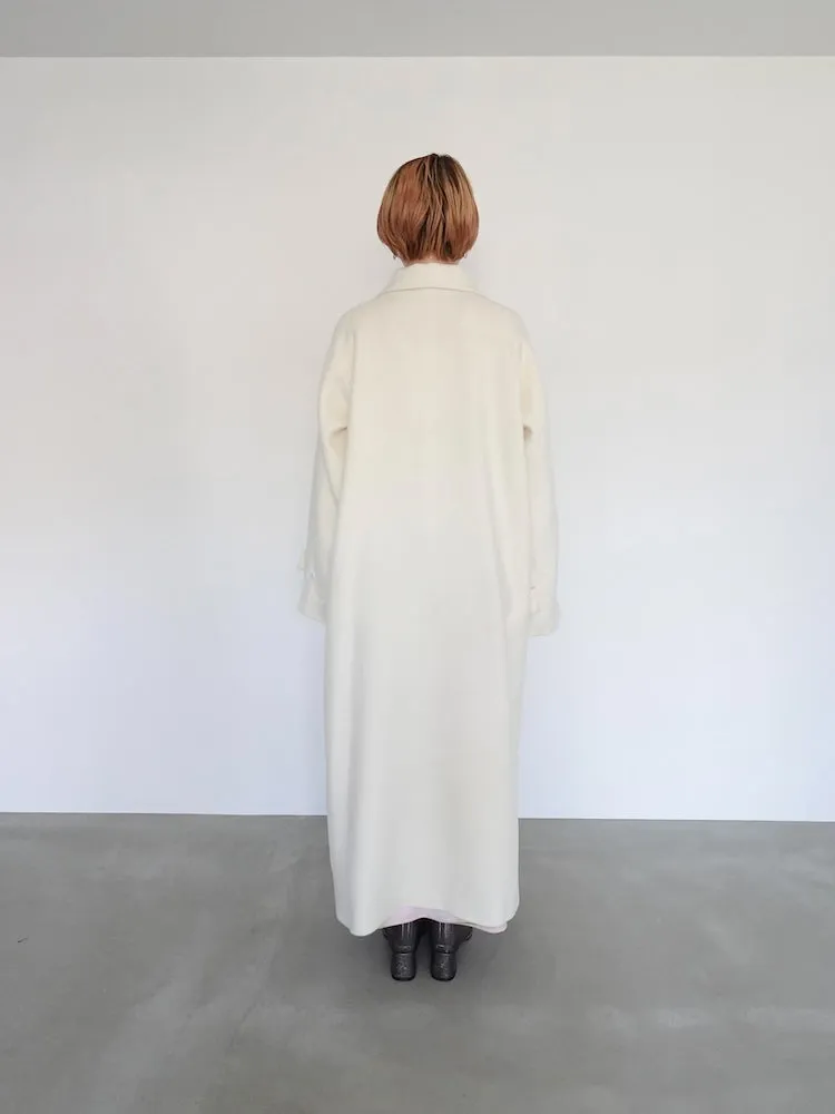 Curve Design Wool Coat