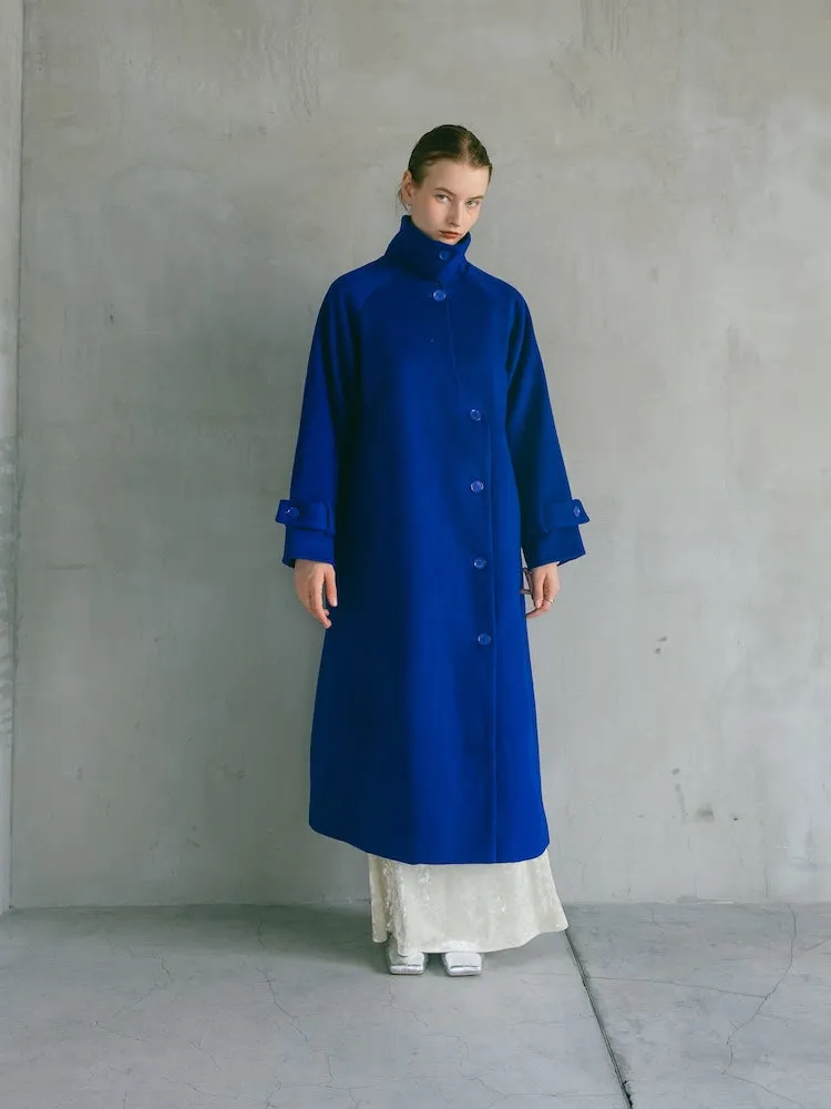 Curve Design Wool Coat