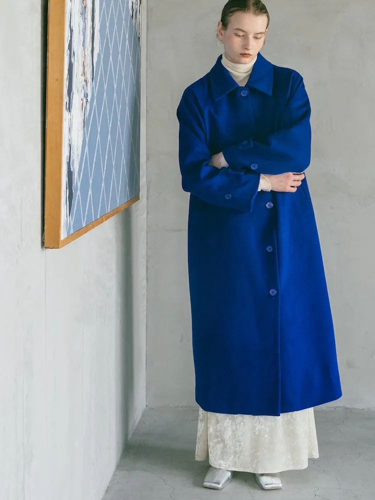 Curve Design Wool Coat