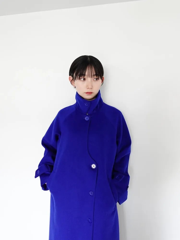 Curve Design Wool Coat