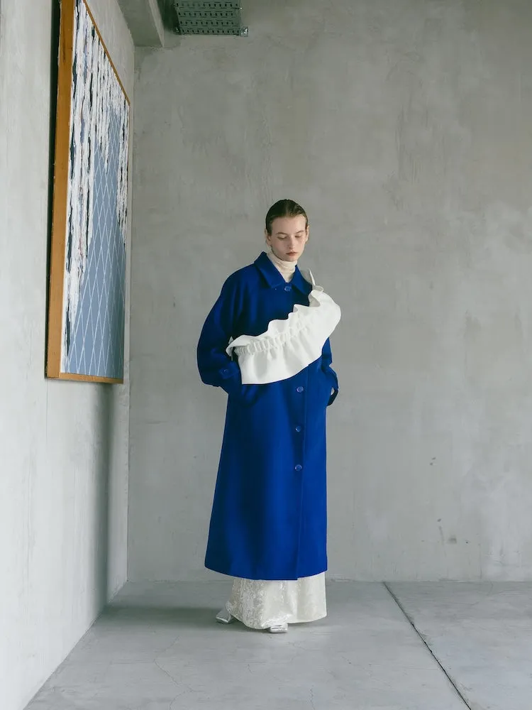 Curve Design Wool Coat
