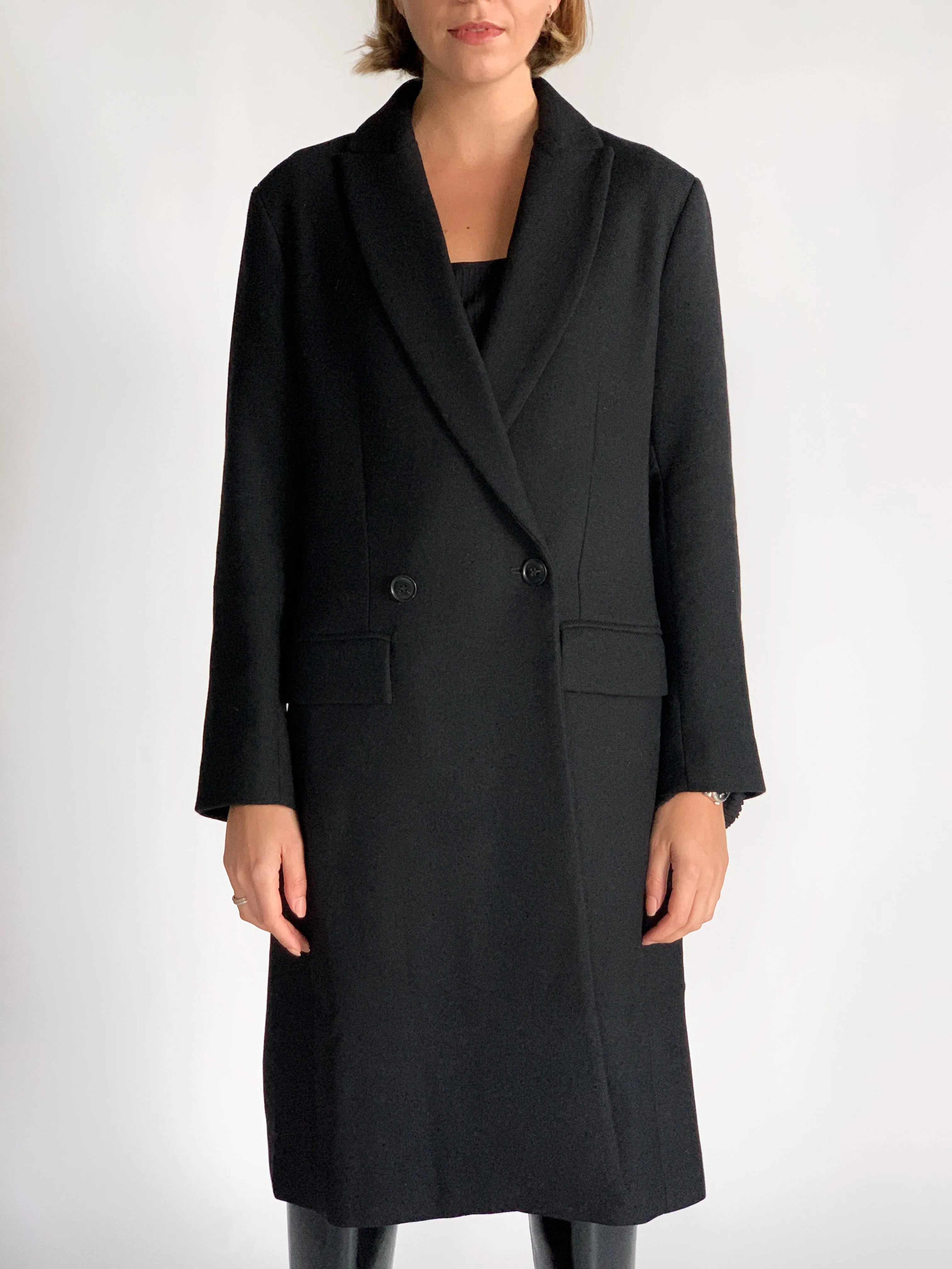 Double Breasted Wool Coat