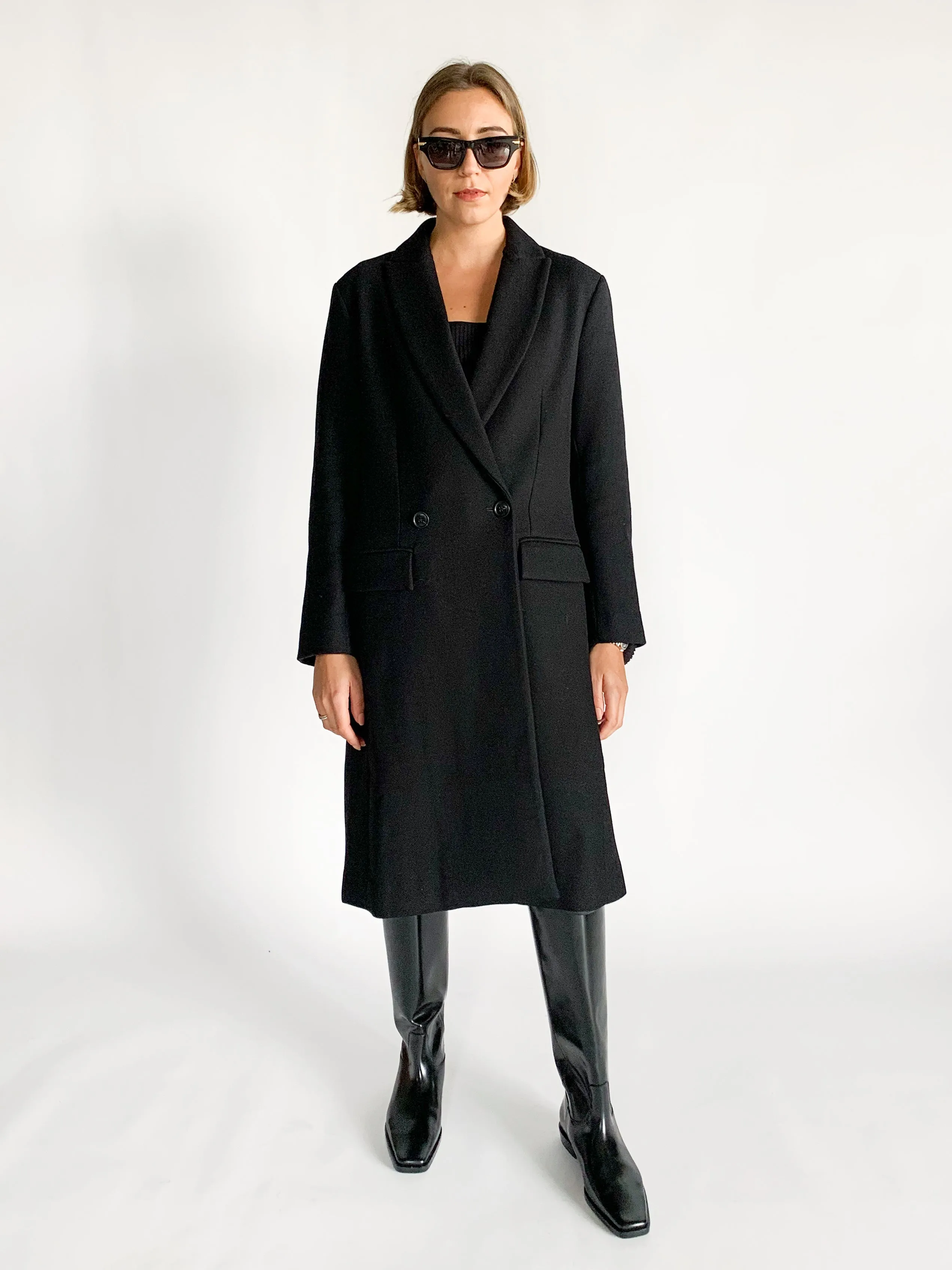 Double Breasted Wool Coat