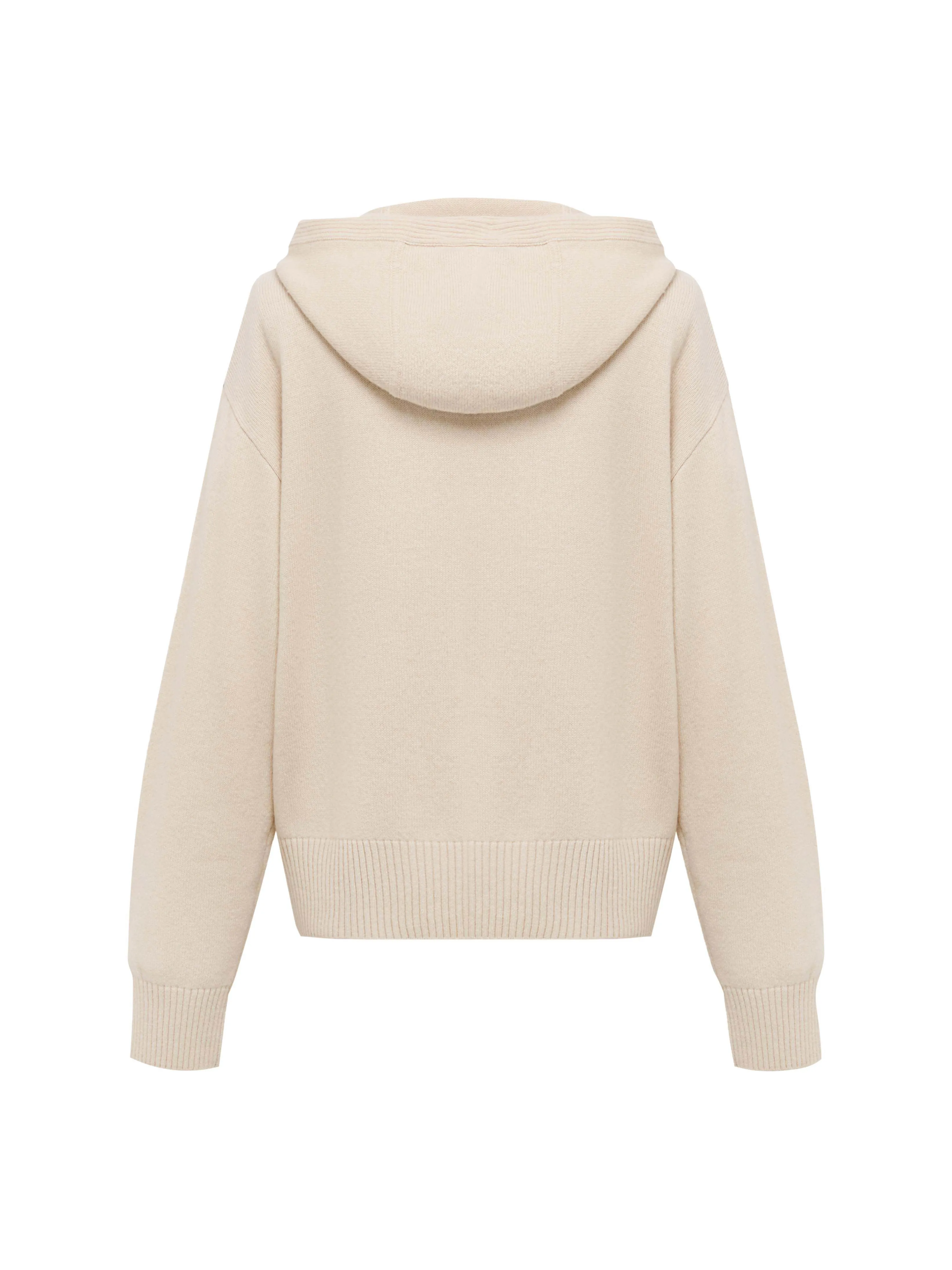 EP YAYING Yak Wool Knit Sweatshirt