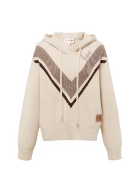 EP YAYING Yak Wool Knit Sweatshirt