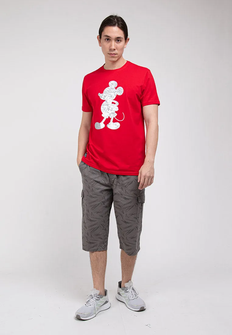 Forest Printed Cotton Twill 27"/28" Cargo Pants Men Casual 3 Quarter Short Pants Men | Seluar Pendek Lelaki - 65830
