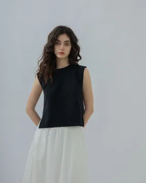 French Terry Tank Top (Black)