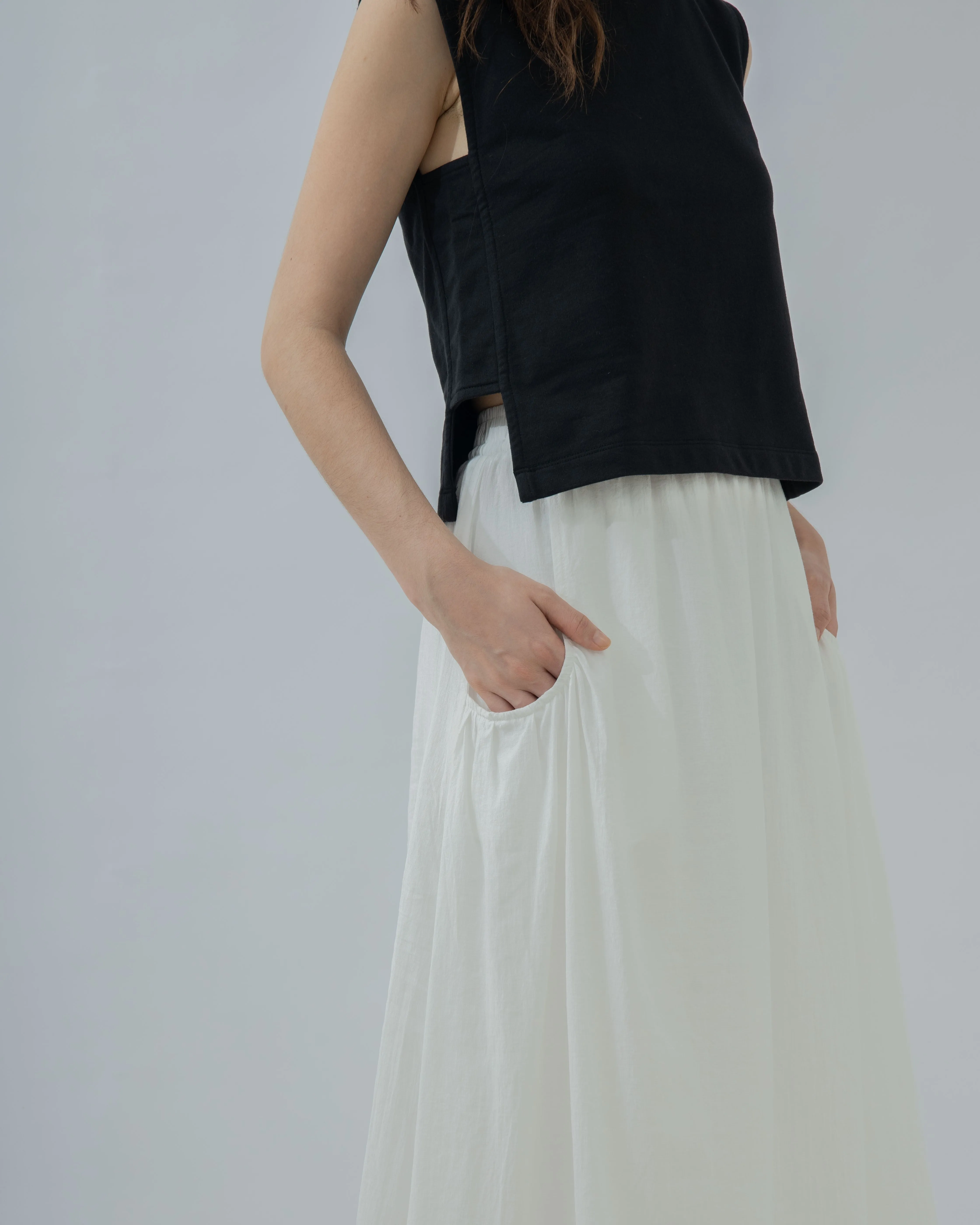 French Terry Tank Top (Black)