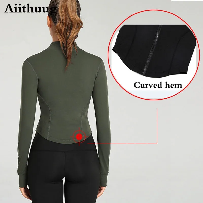 Full Zip-up Yoga Top