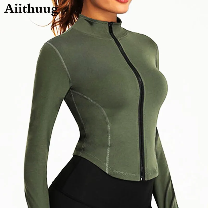 Full Zip-up Yoga Top