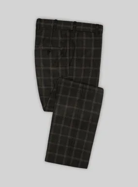 Italian Murano Ando Wool Linen Silk Pants