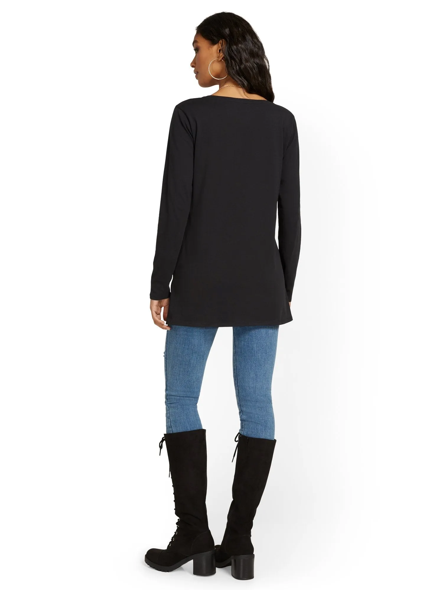 Long-Sleeve Perfect Tunic Top