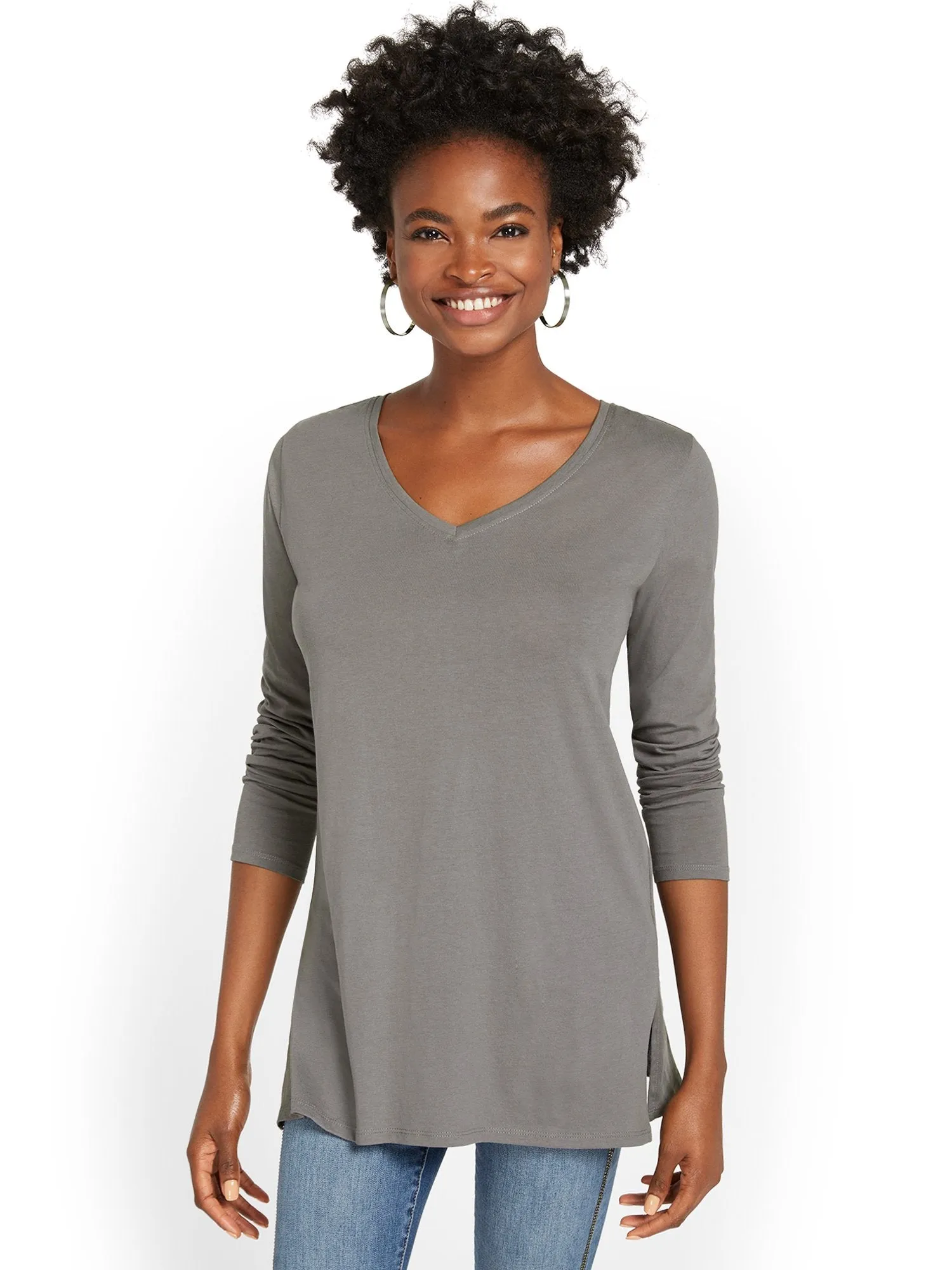 Long-Sleeve Perfect Tunic Top
