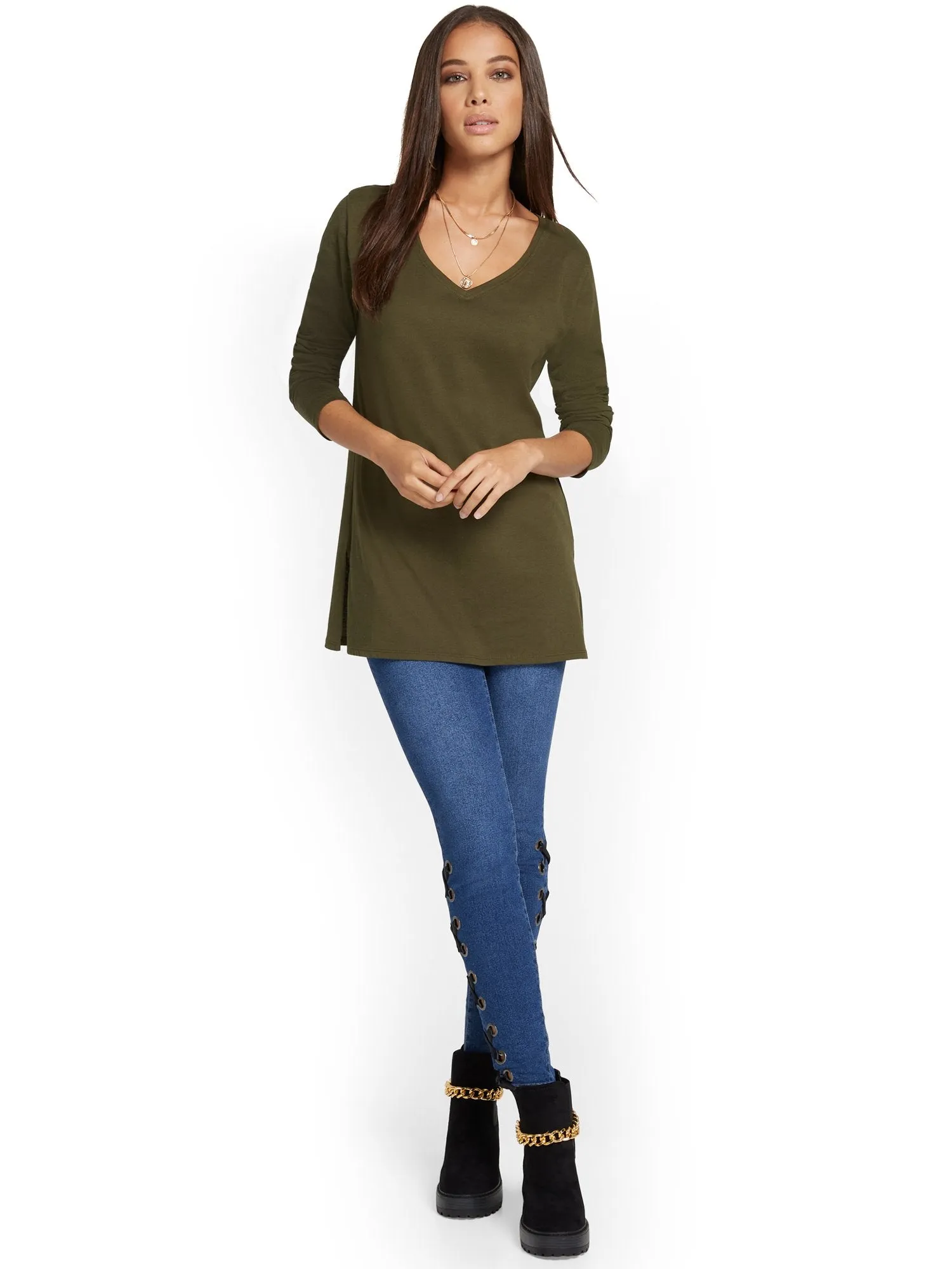 Long-Sleeve Perfect Tunic Top