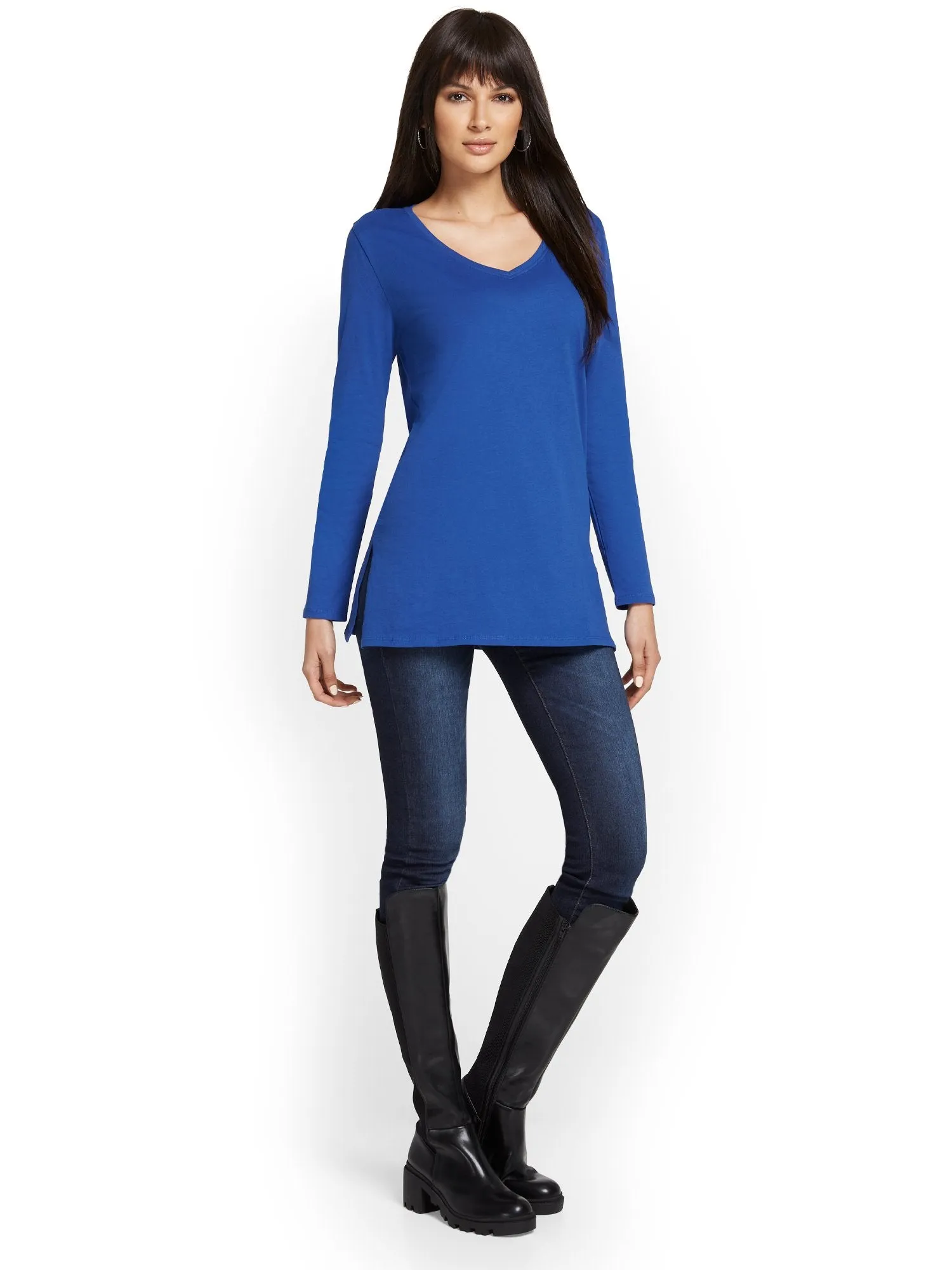 Long-Sleeve Perfect Tunic Top
