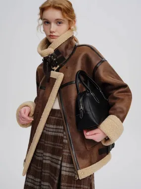 Maillard Lamb Wool Coat