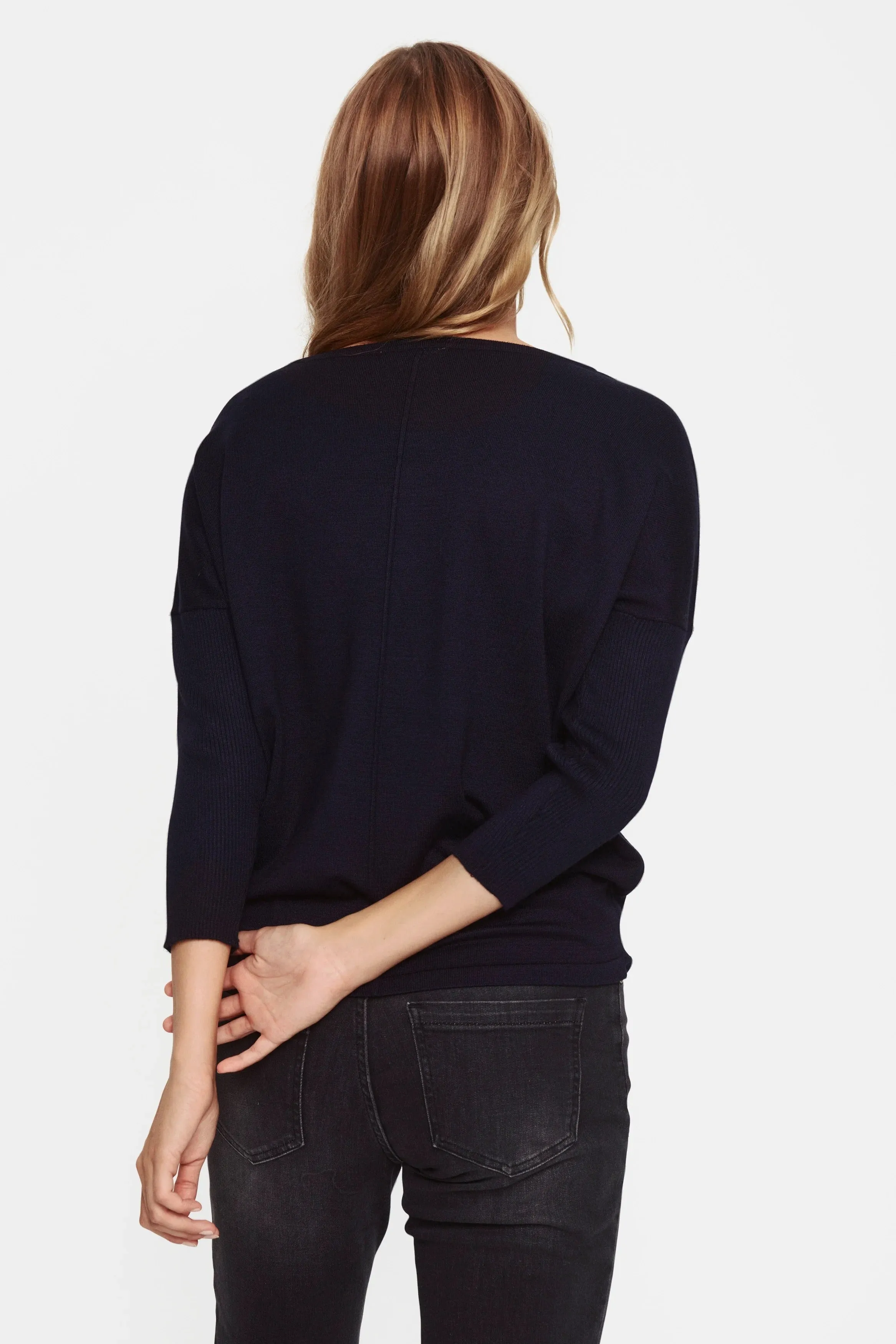 Mila Bat Wing Knit- Black