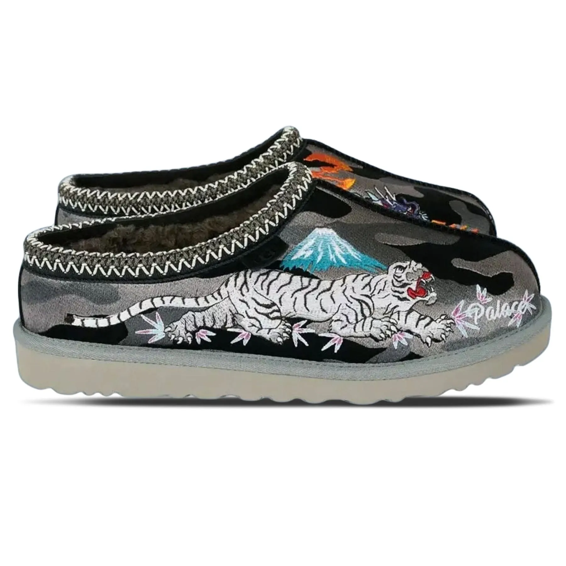 Palace x UGG Tasman Slipper 'Black Camo'