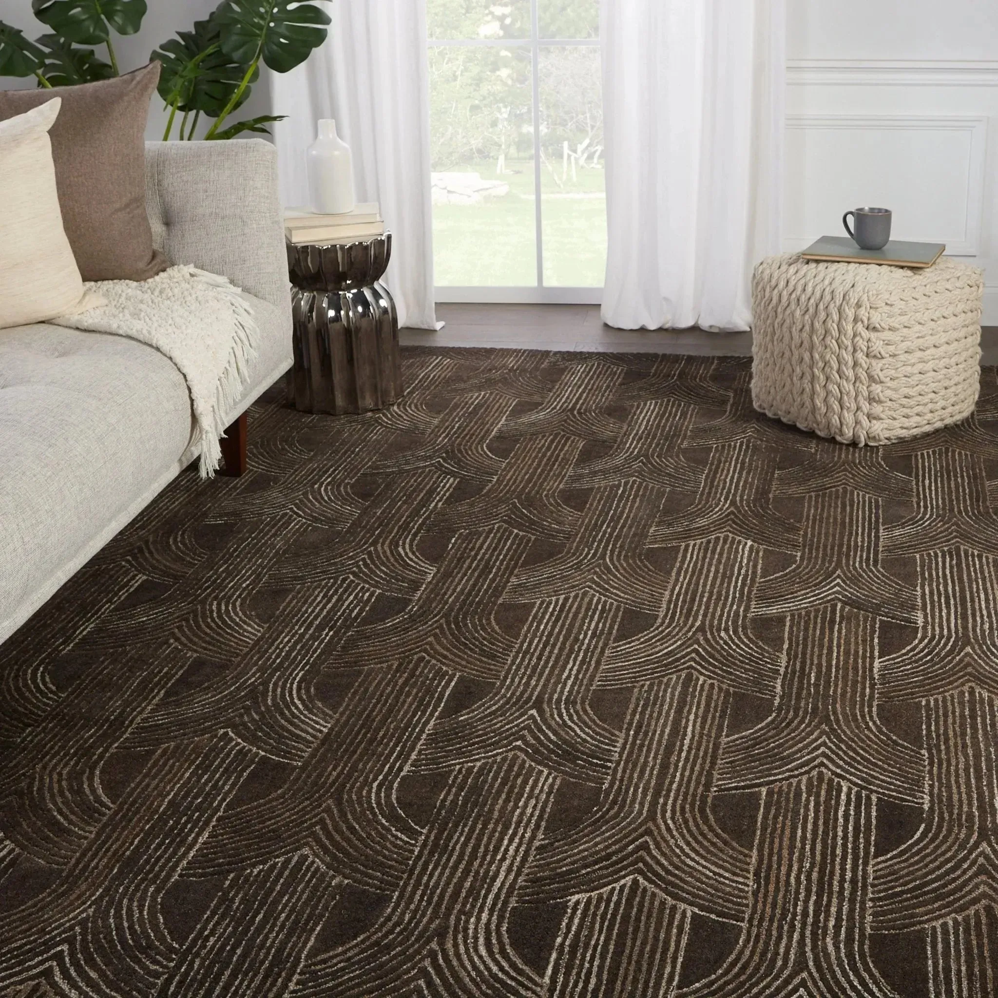Pathways By Verde Home PVH09 Dark Brown/Ivory Rug