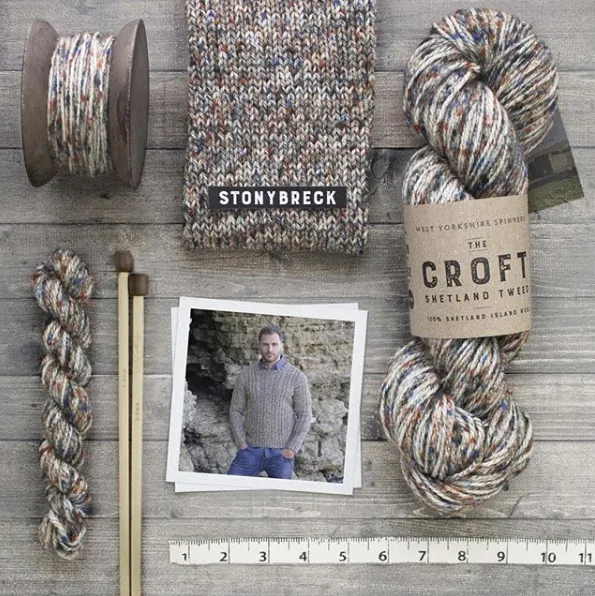 "Stonybreck" 100% Shetland Aran