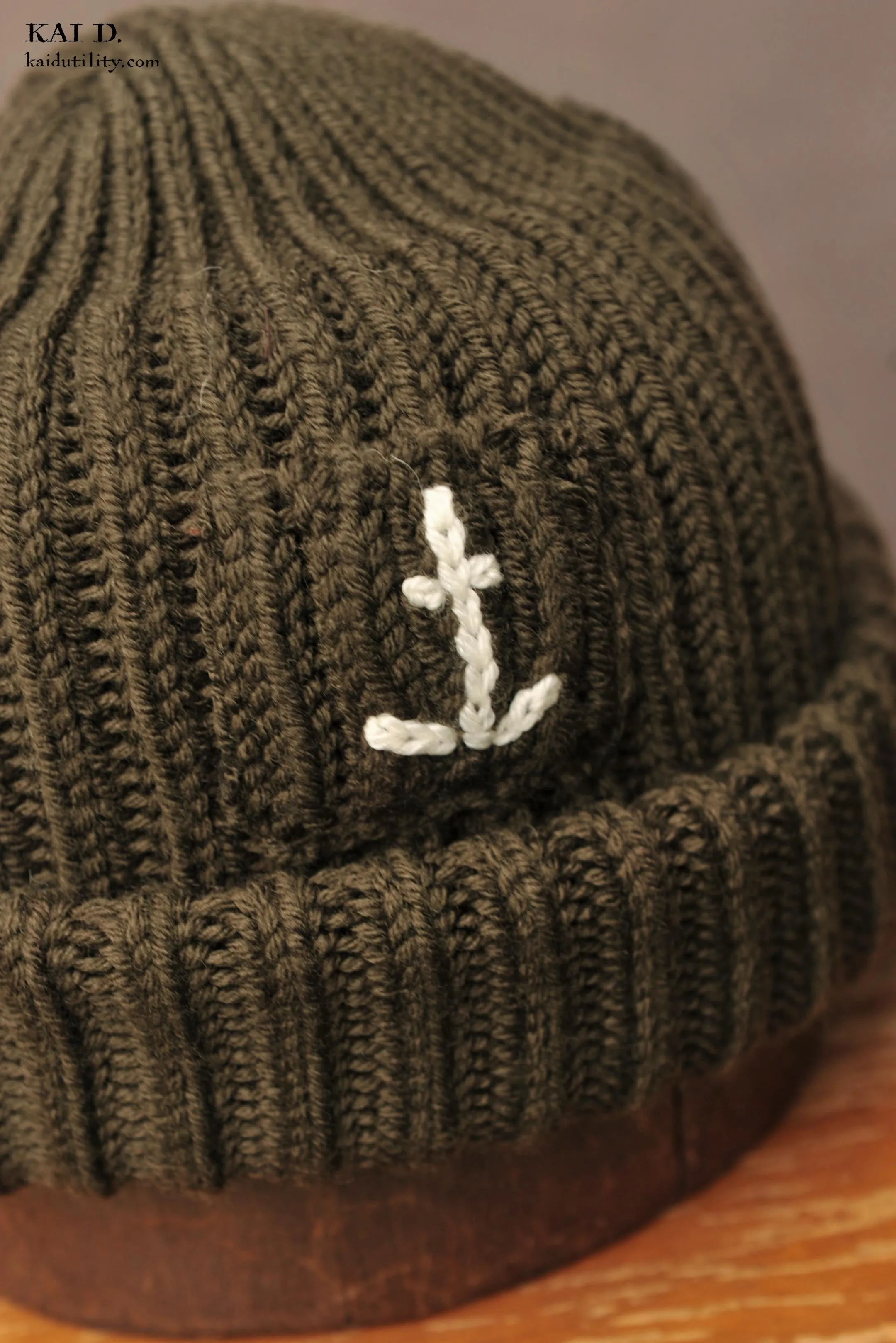 Ribbed Beanie - Dark Green