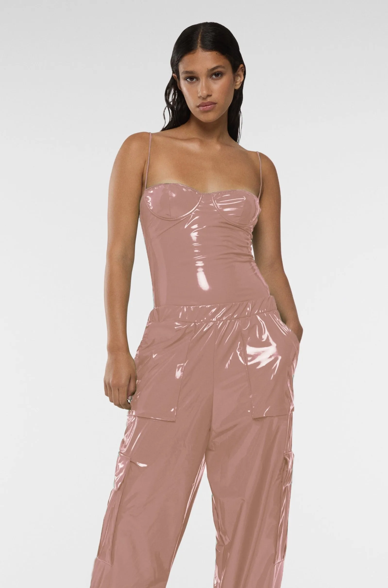 SS24 Latex Cargo Pants