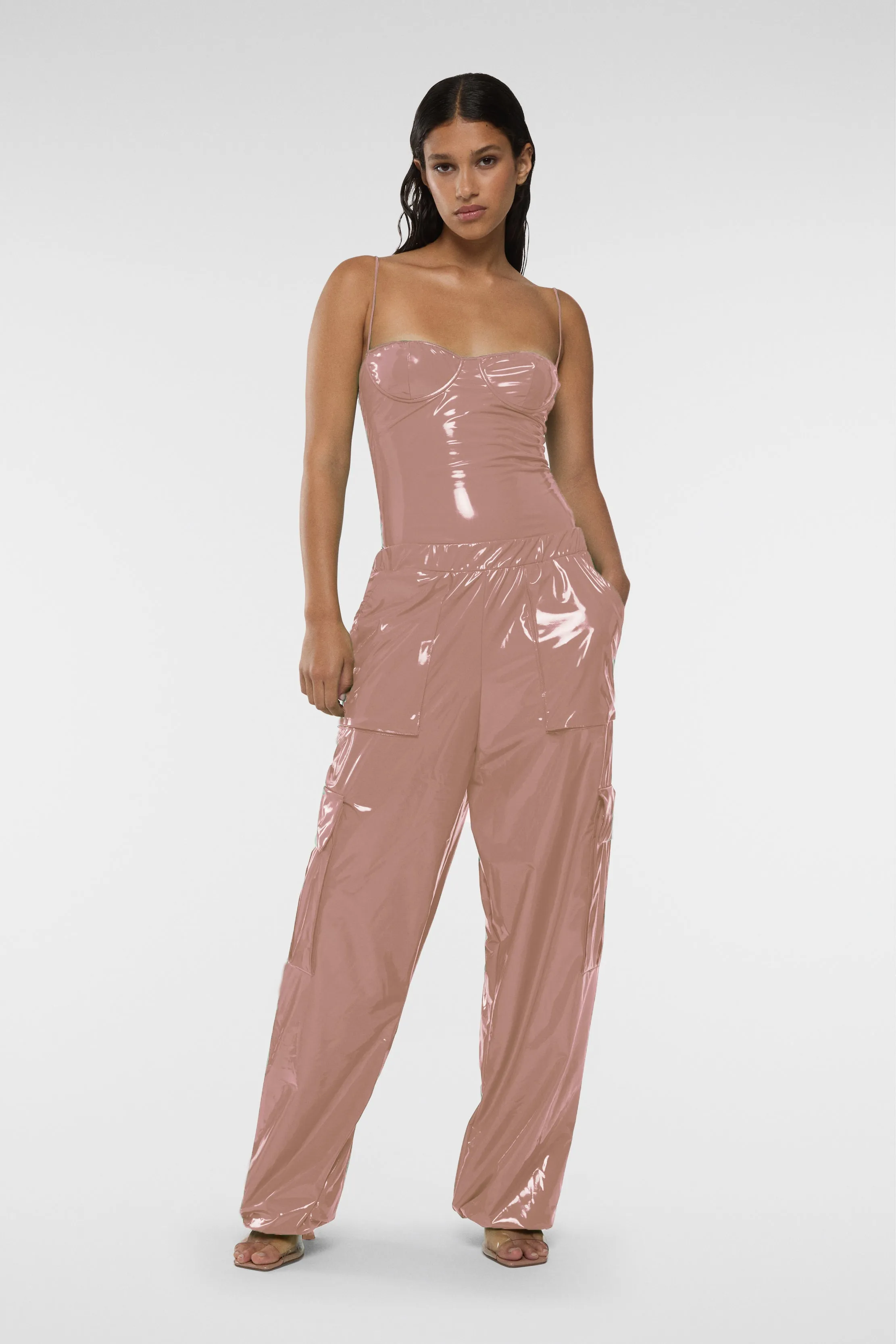 SS24 Latex Cargo Pants