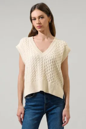 Sugarlips Tacey V-Neck Sweater Vest